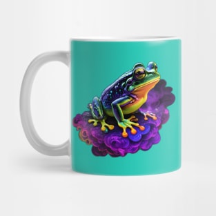 colorful magic toad image Mug